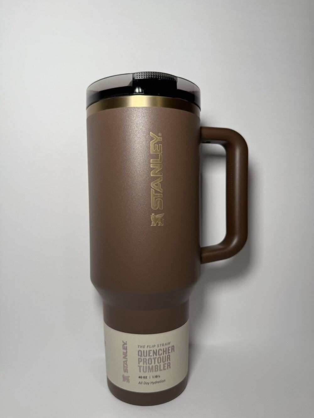 Stanley Limited Edition ESPRESSO GOLD 40oz Flowstate Quencher Tumbler BNWT